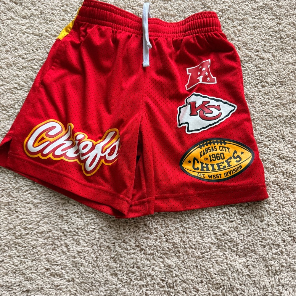 Kansas City chiefs youth Shorts